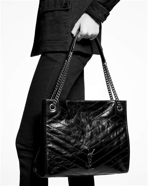 saint laurent niki bag rolling|saint laurent niki shopping bag.